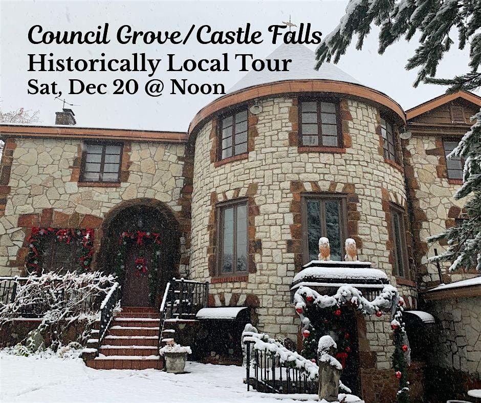 Castle Falls\/Council Grove Historically Local Tour on Sat, Dec 20, 2025