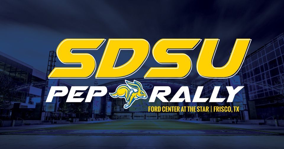 2024 FCS National Championship SDSU Pep Rally Ford Center at The Star