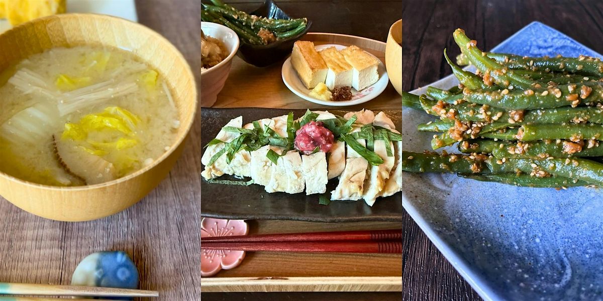 Steamed JIDORI Chicken and Mushrooms Japanese Way with Koji Seasonings