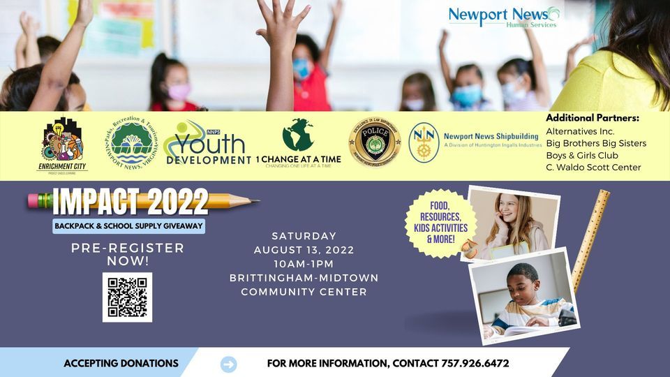IMPACT 2022 Backpack and School Supply Giveaway