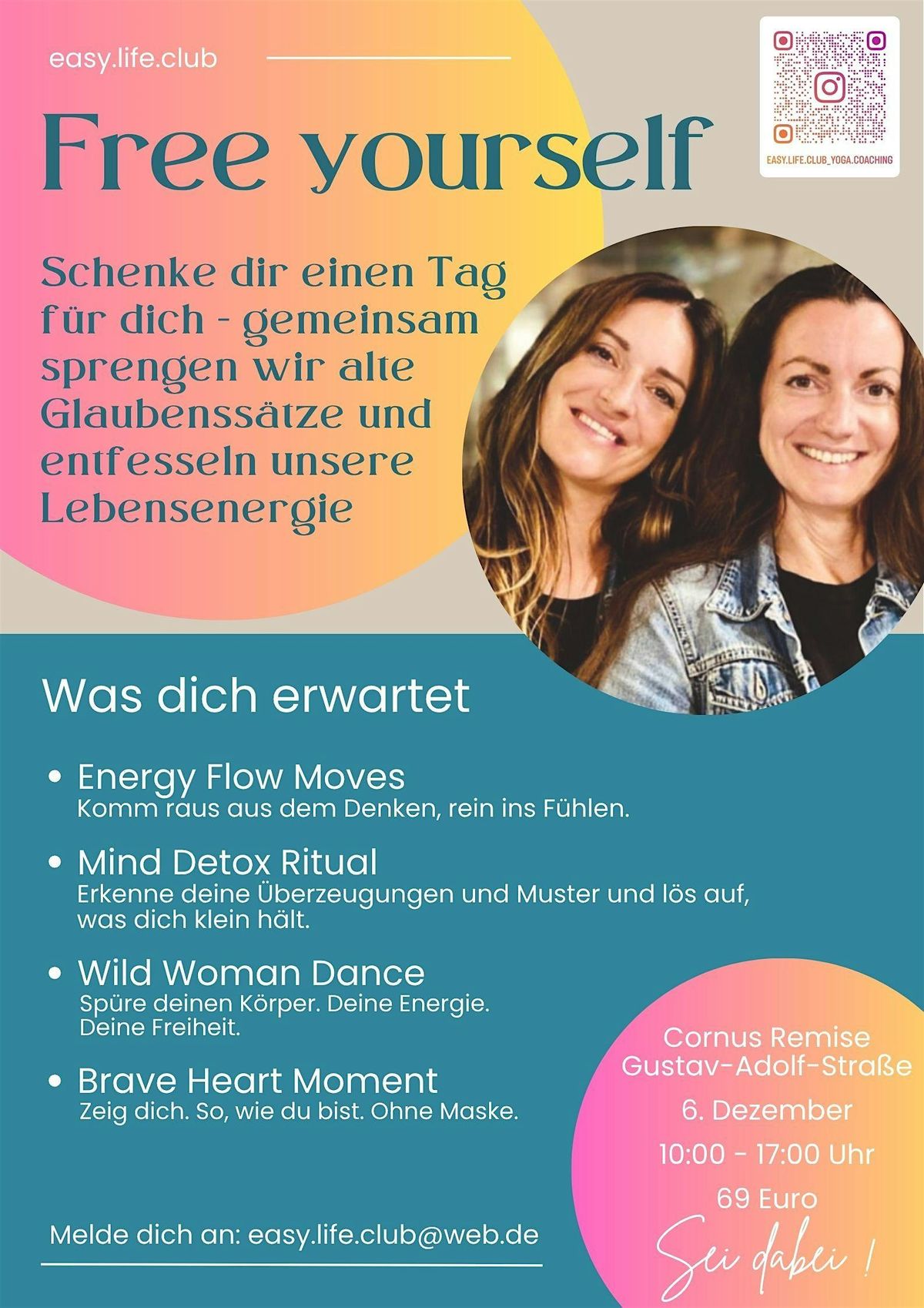 FREE YOURSELF - ein Tag f\u00fcr Frauen (Yoga&Coaching)