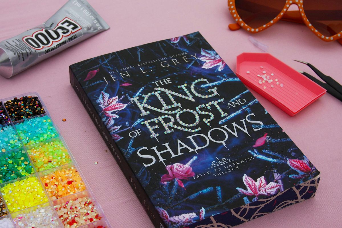 Craft Night: Holiday Book Bedazzling