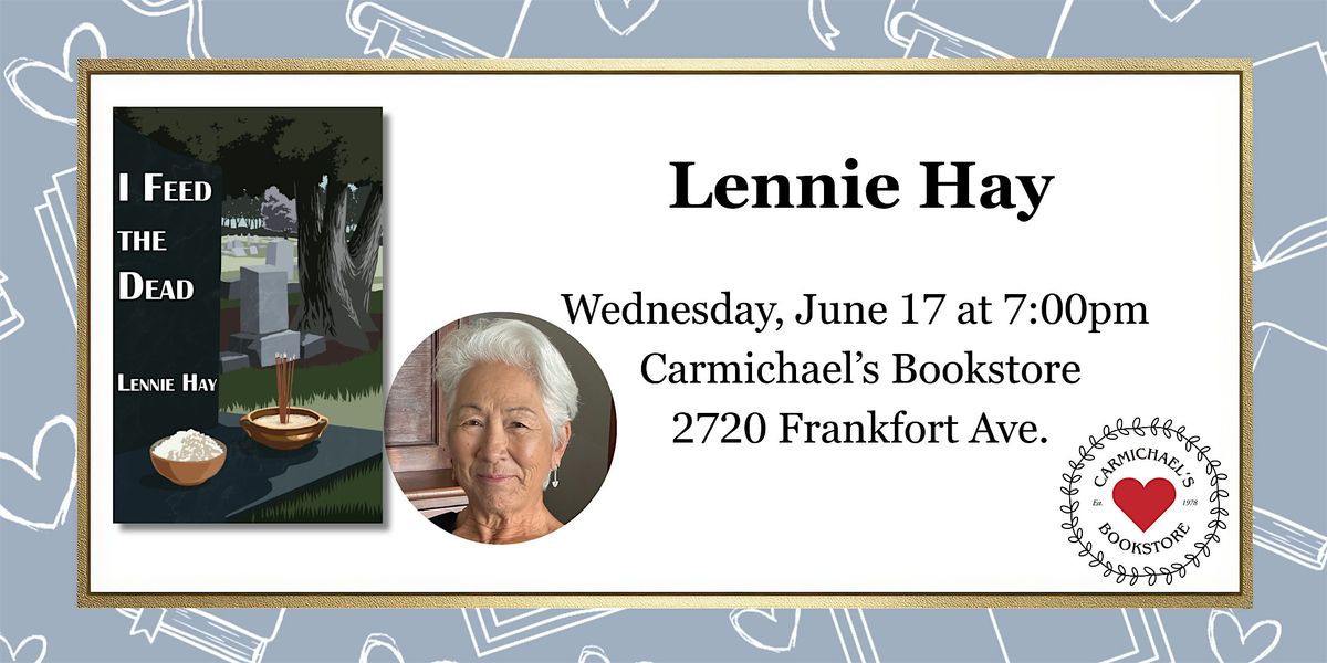 Lennie Hay discusses I Feed the Dead with Martha Greenwald