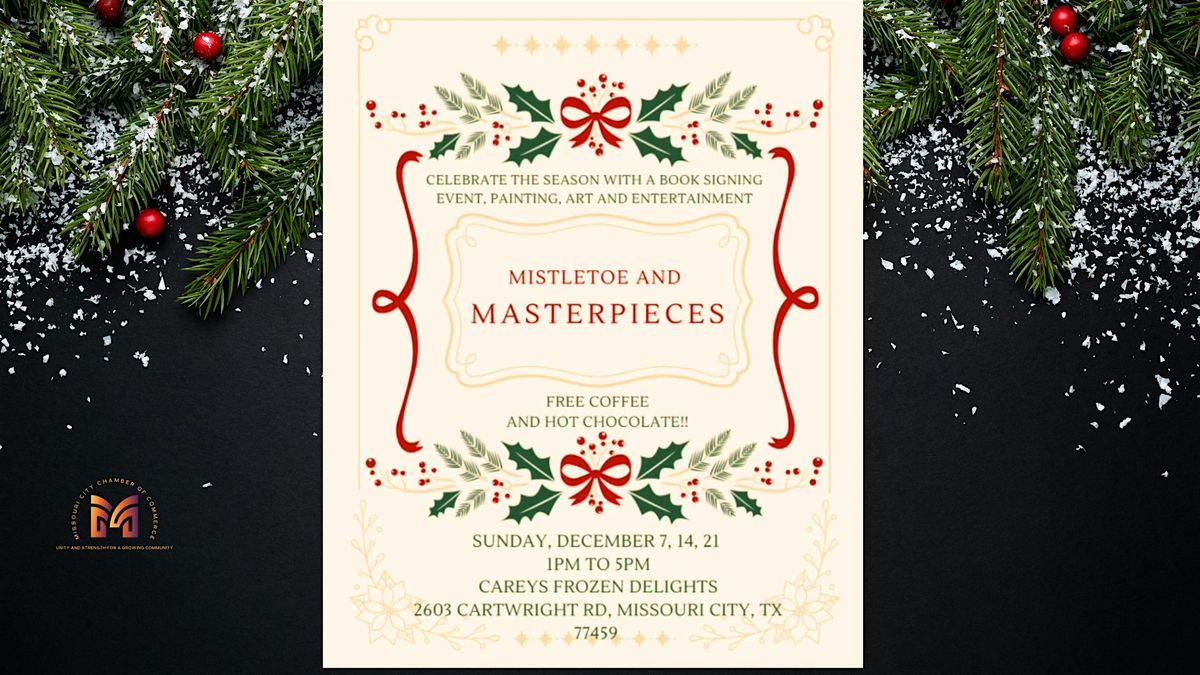 \u2728 Mistletoe & Masterpieces at Carey\u2019s Frozen Delights! \u2728