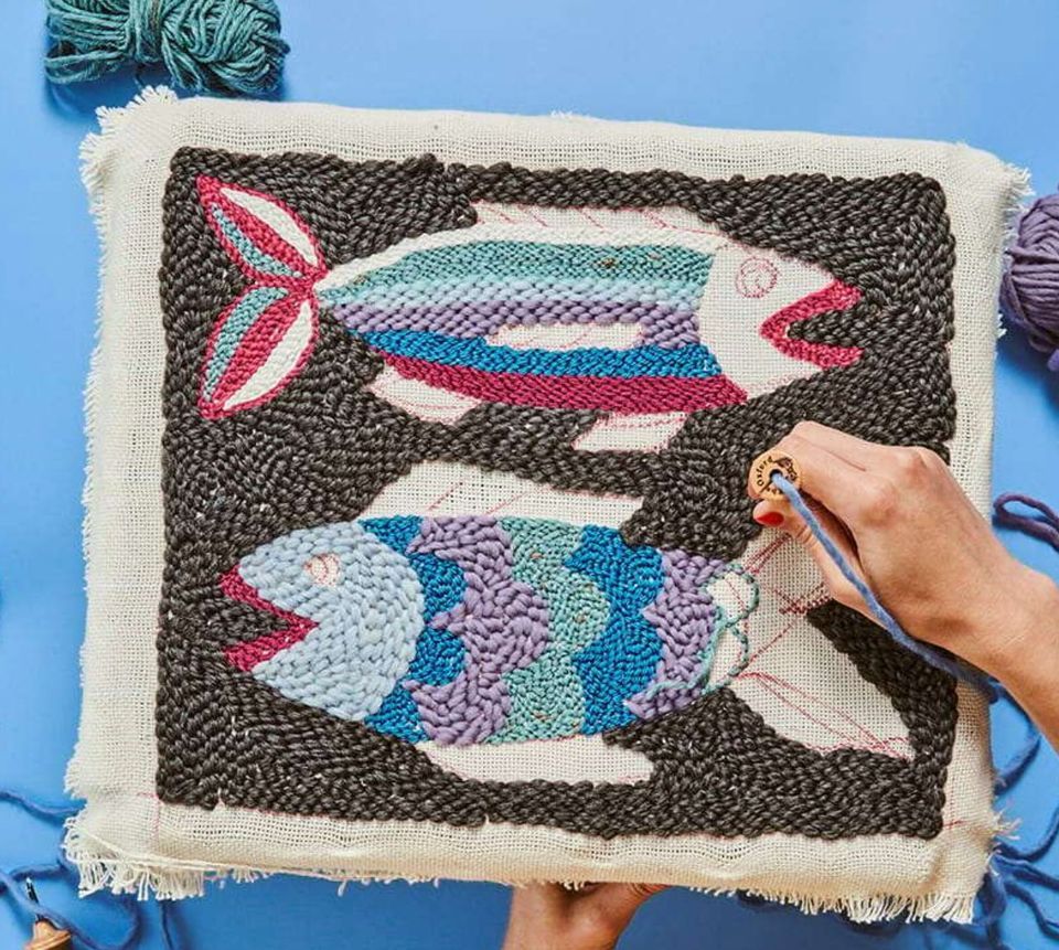 Punch Needle Rugs (Annex) Wildcraft Studio School, Portland, OR