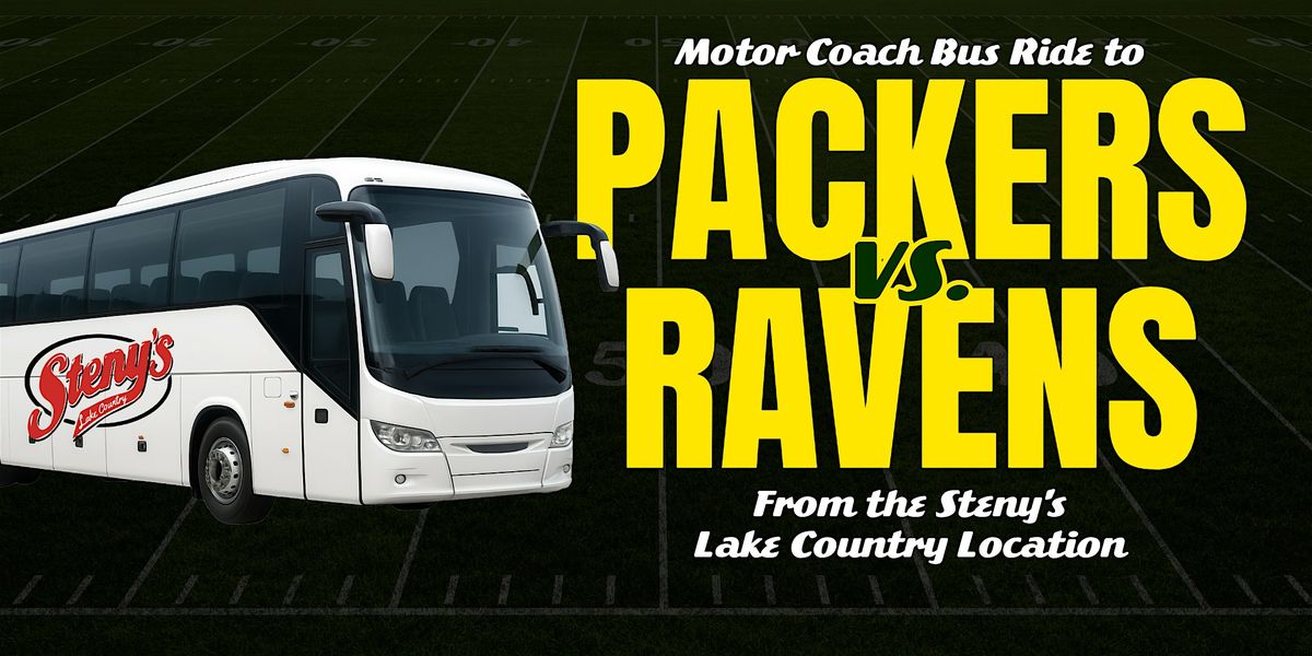 Steny's Lake Country's Motor Coach Bus to Packers vs Ravens