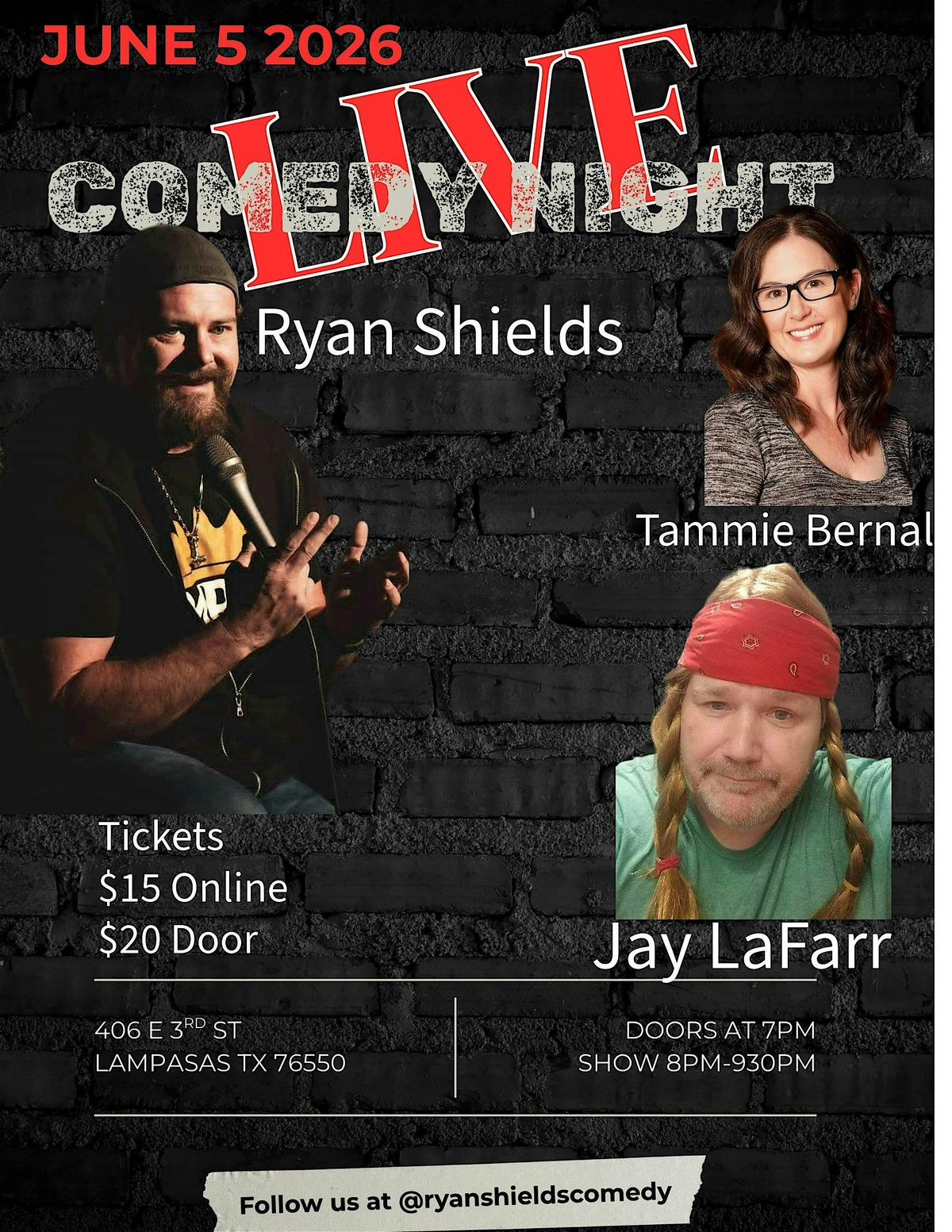 Comedy Night Sallon 37 8pm