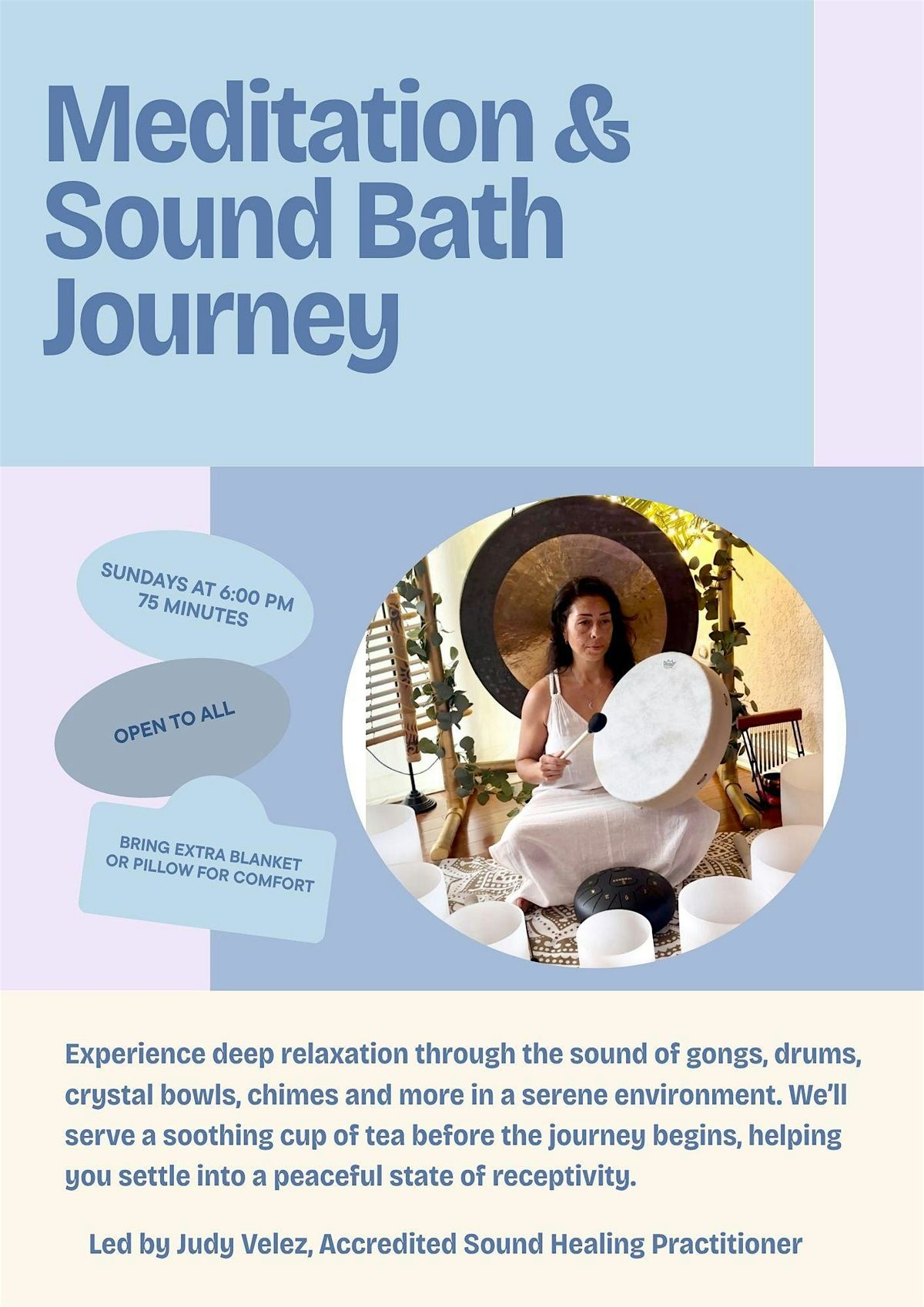 Meditation & Sound Bath \/ 75 min