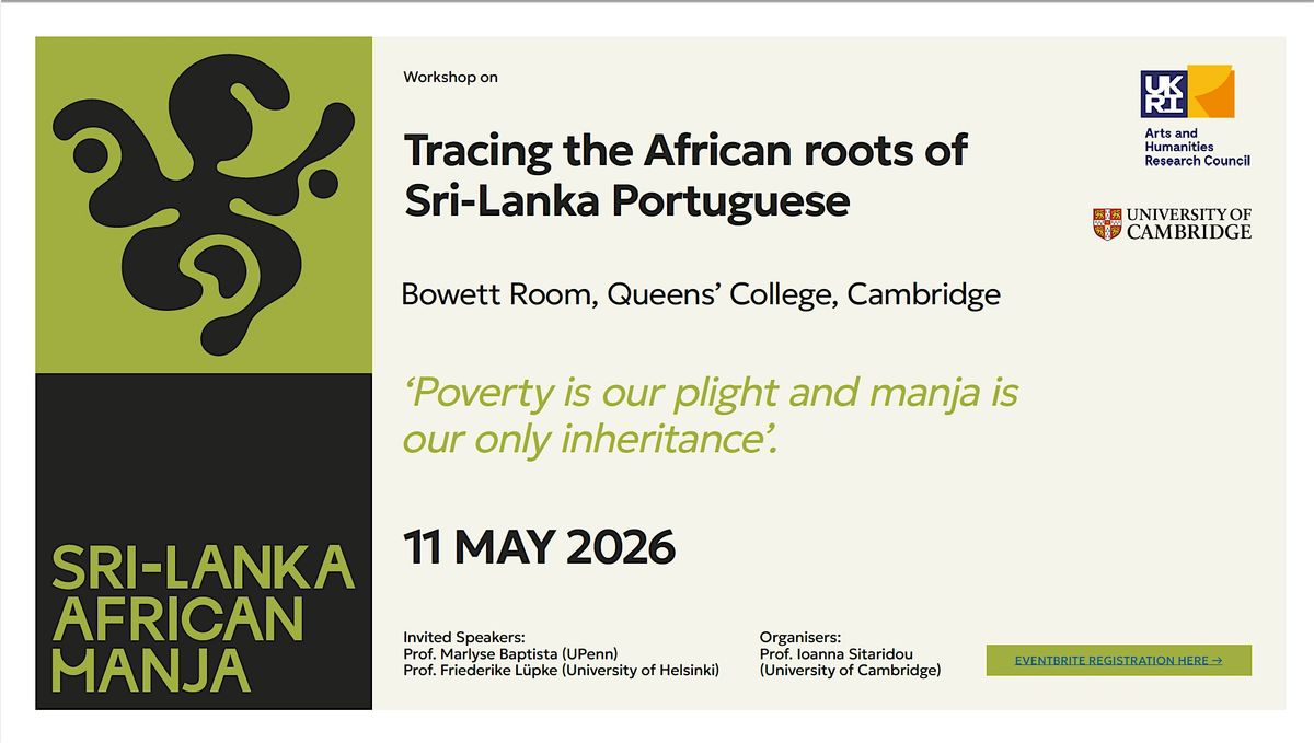 Tracing the African roots of Sri-Lanka Afro-Portuguese