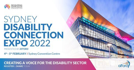 Disability Service Provider and Participant Connection Expo 2022 presented by Afford