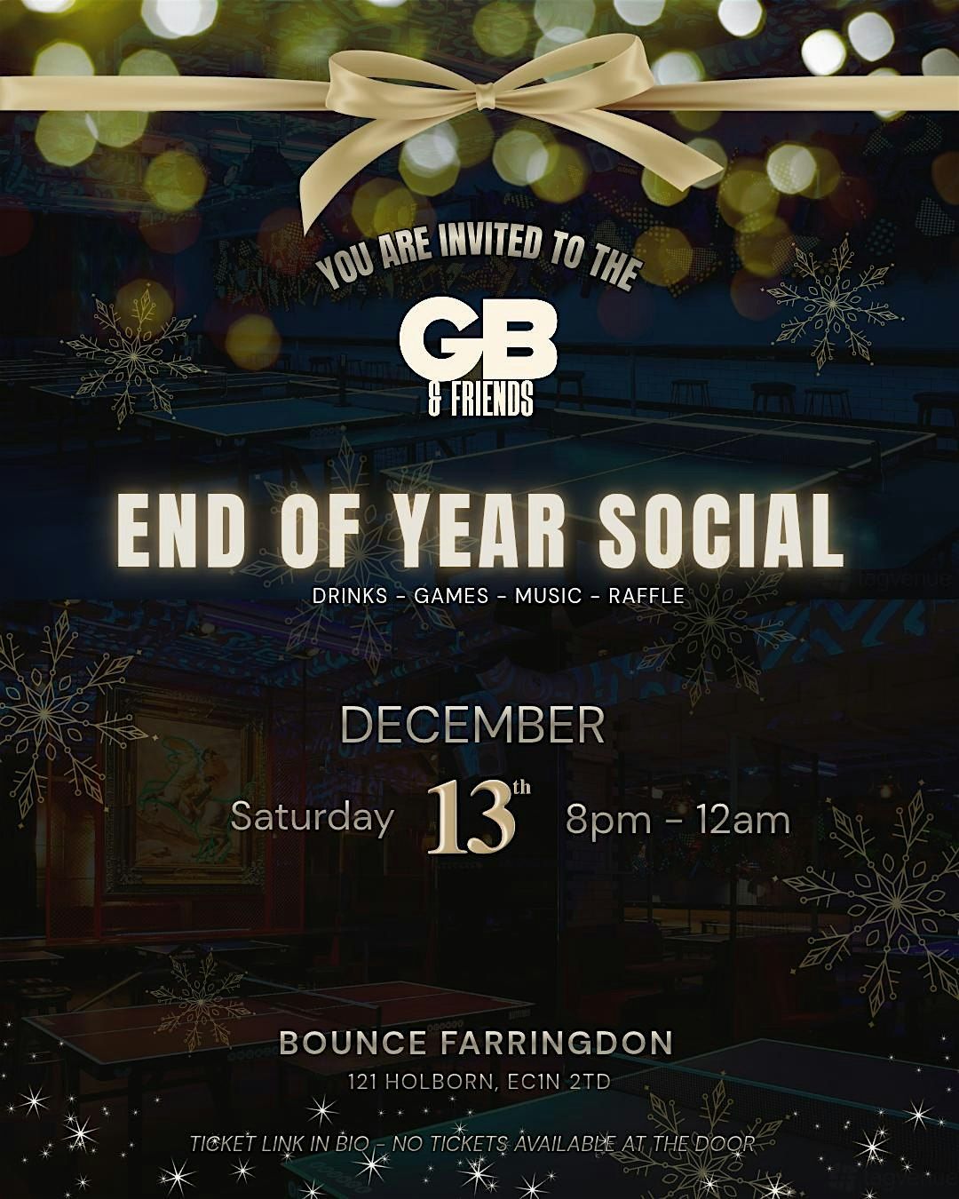 GB & FRIENDSMAS END OF YEAR SOCIAL