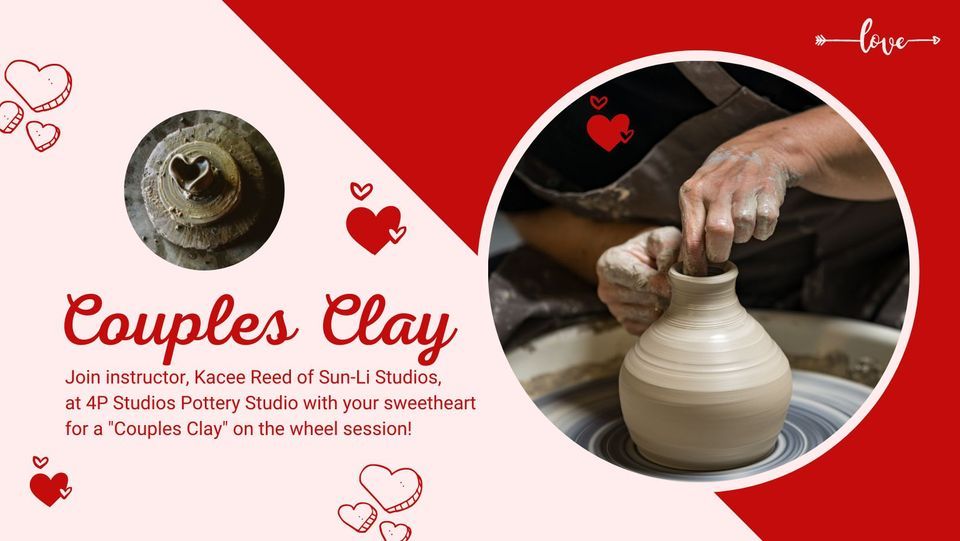 Couples Clay; Pottery on the Wheel with Kacee Reed 4P Studios, Augusta, GA