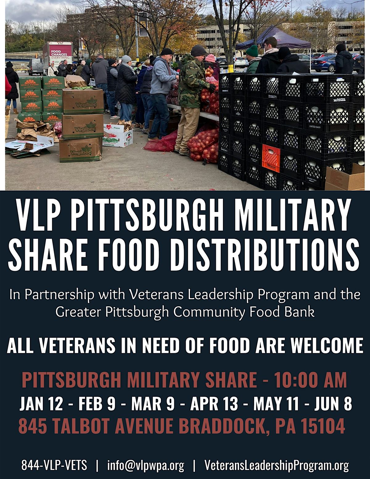 June Veterans Leadership Program Food Share