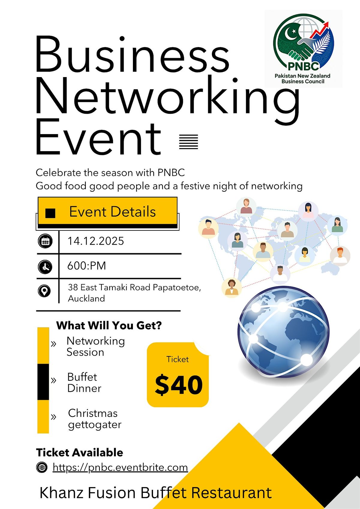 PNBC Networking Event with live music and delicious food.