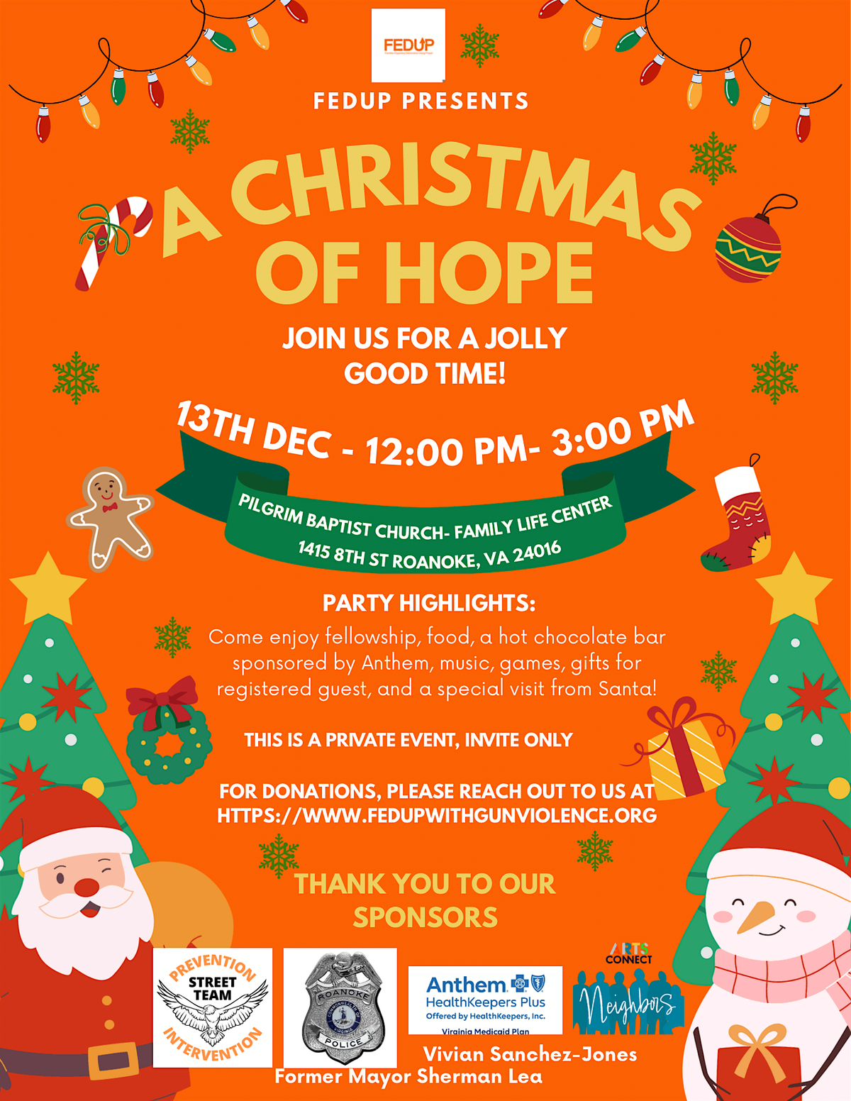 FEDUP Christmas of Hope