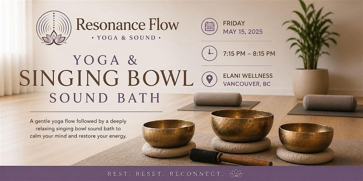 Evening flow + Singing Bowl Sound Bath