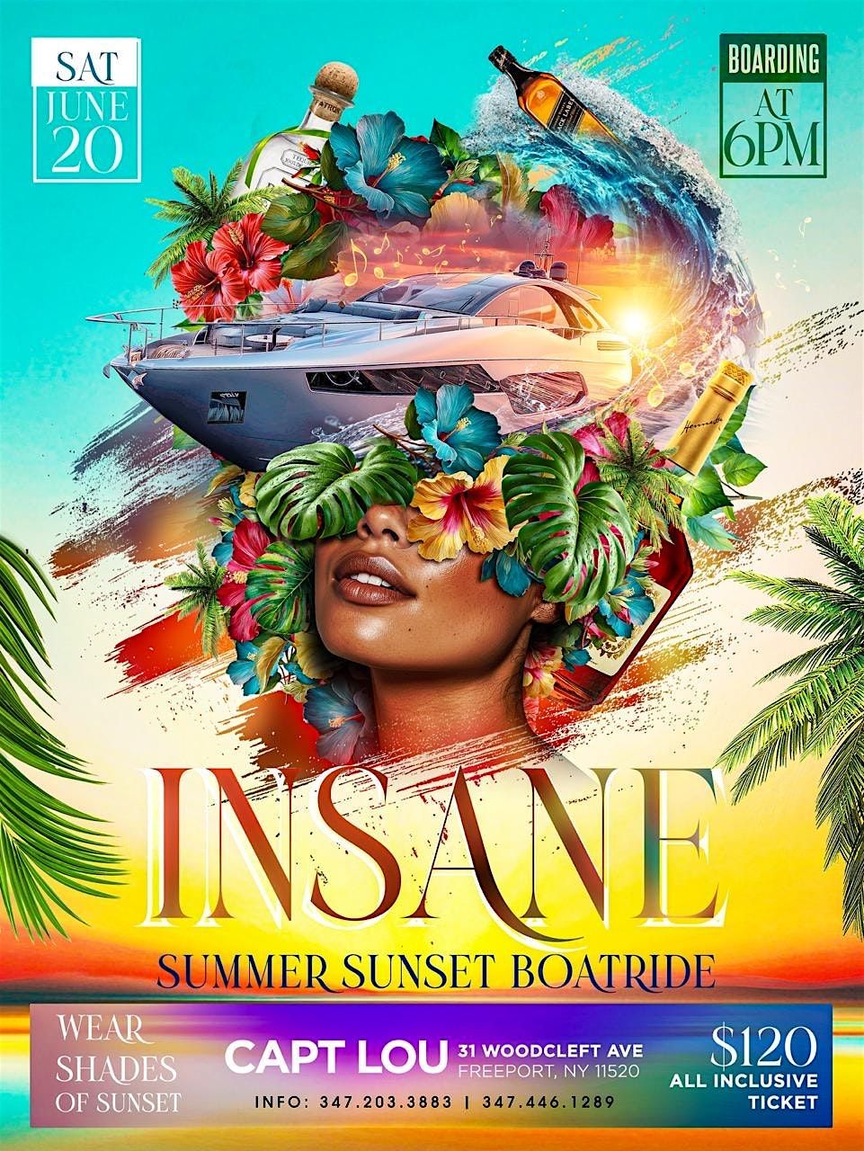 INSANE... SUMMER SUNSET BOATRIDE