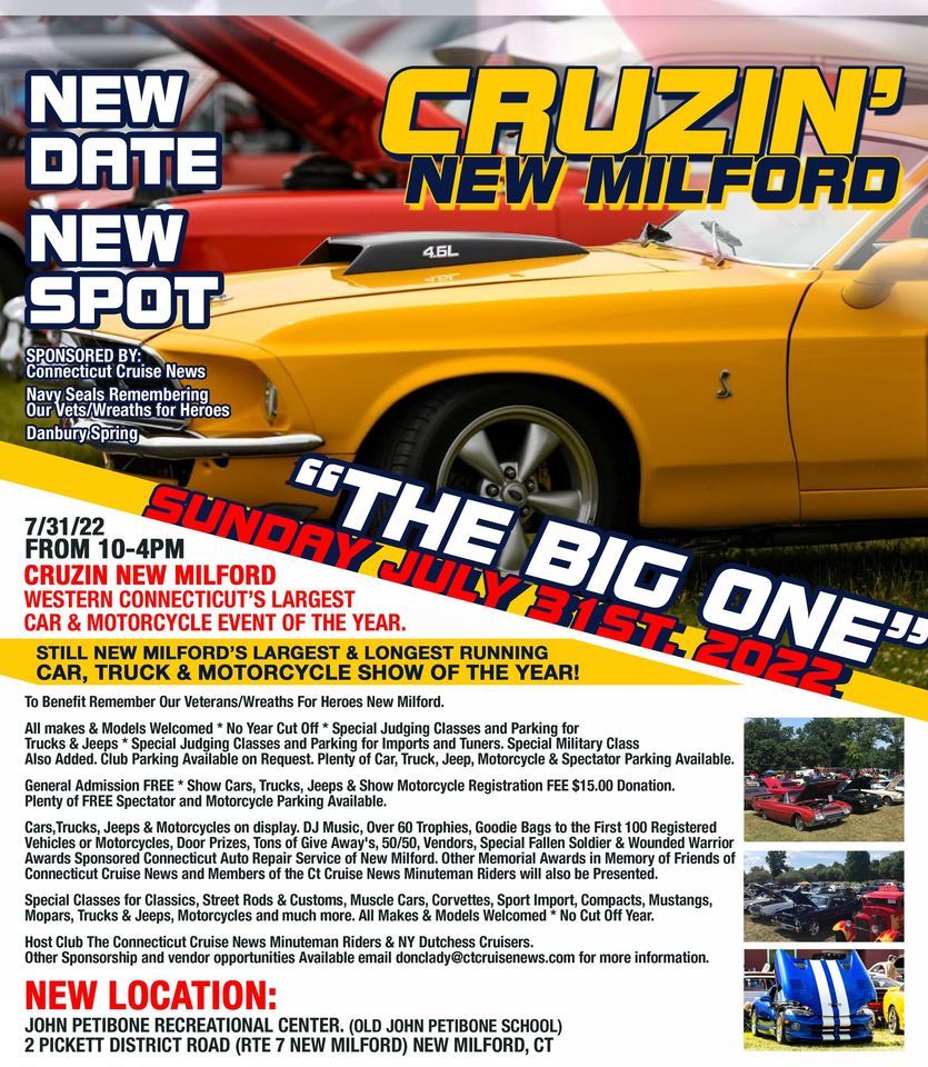 Cruzing New Milford Ct at John Pettibone Community Center Car, Truck