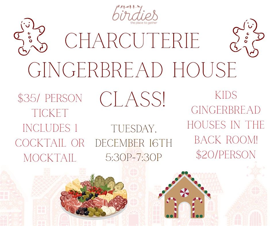 Charcuterie Gingerbread Houses