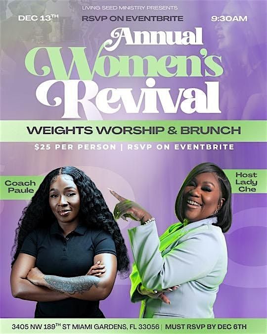 LSM Women\u2019s Revival: Weights, Worship & Brunch