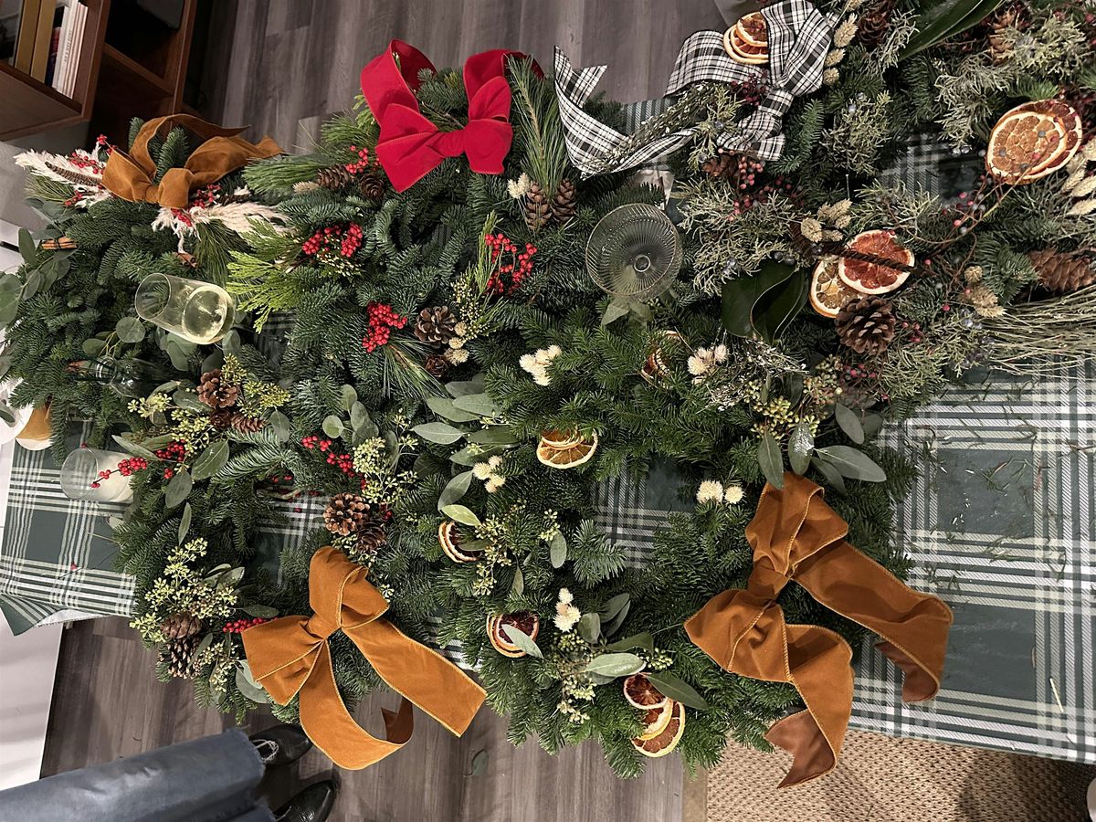 Wine & Wreaths: Holiday Wreath Making at The Warwick Hotel