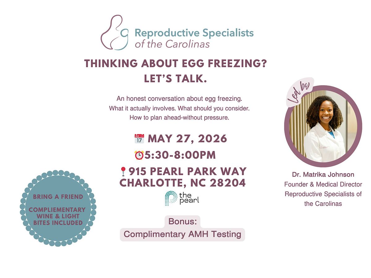Thinking about Egg Freezing? Let's talk.