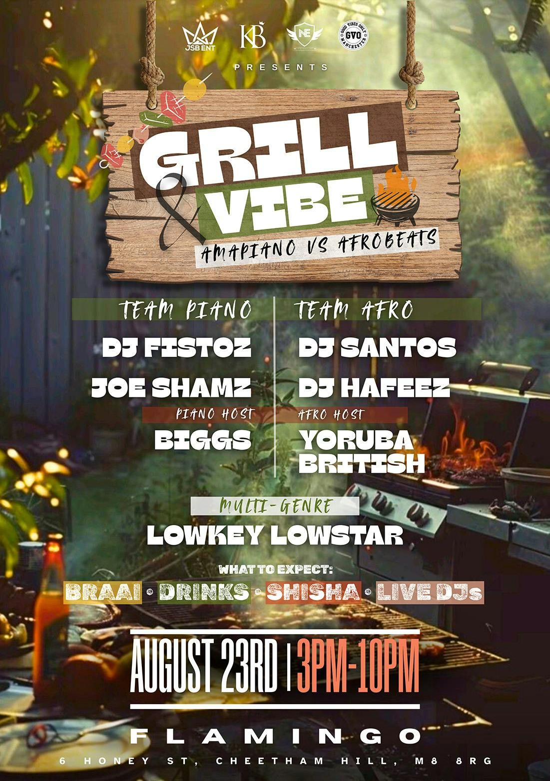 GRILL & VIBE - Amapiano Vs Afrobeats