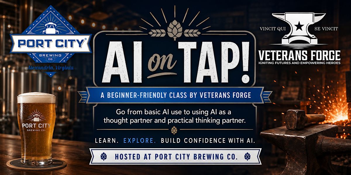 AI on Tap! A special event held at Port City Brewing Company