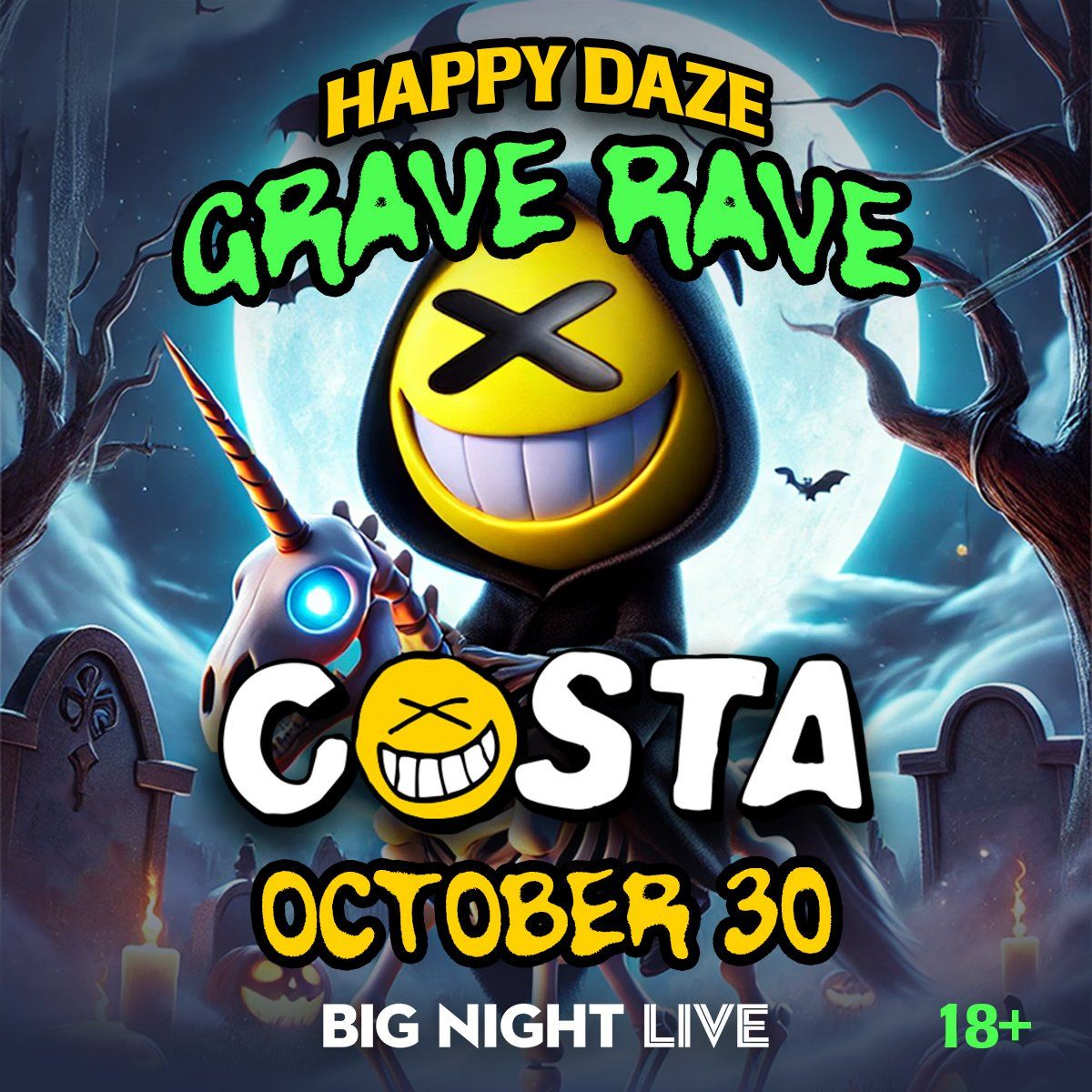 Happy Daze with Costa at Big Night Live