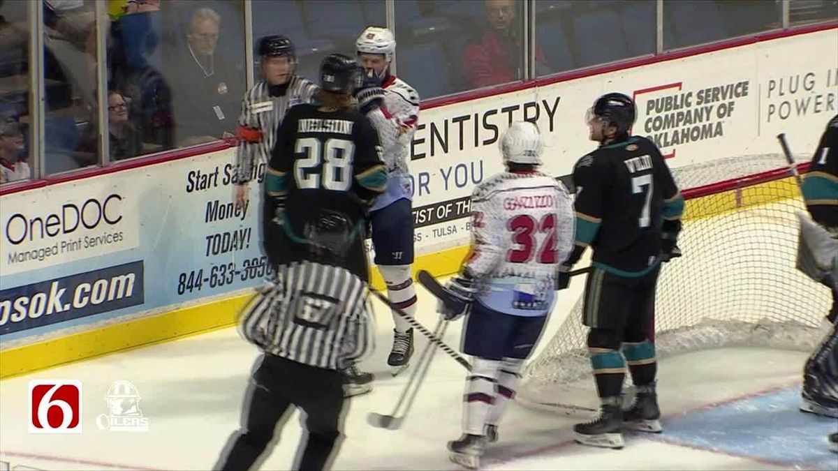Parking Tahoe Knight Monsters at Tulsa Oilers