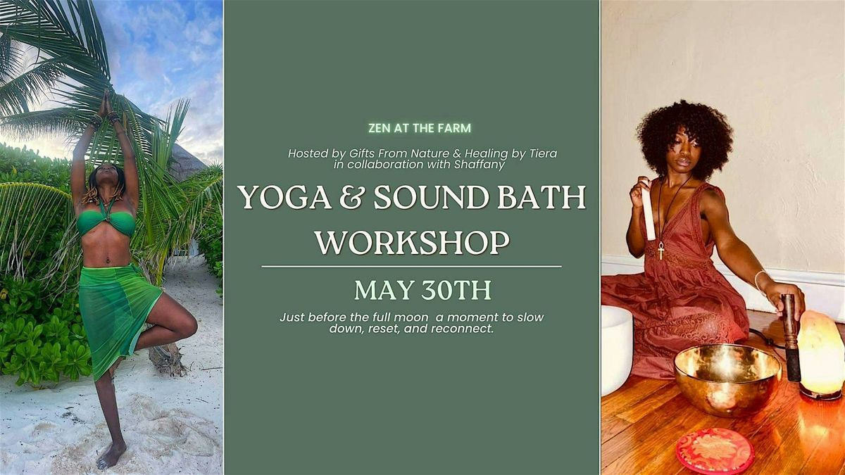 Yoga & Sound Healing in Nature Workshop: A Guided Reset Experience