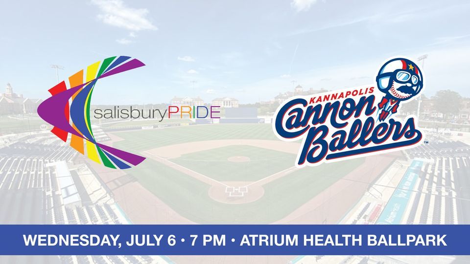 Pride Night The Kannapolis Cannonballers Atrium Health Ballpark