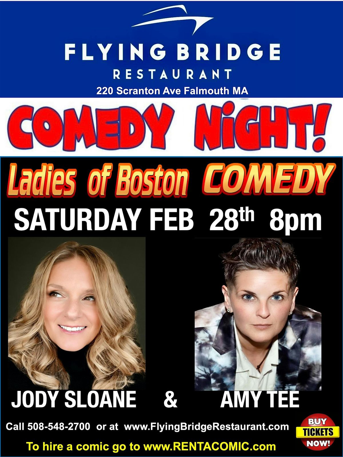 Ladies Night - a Night of Comedy with the Ladies of Boston Comedy