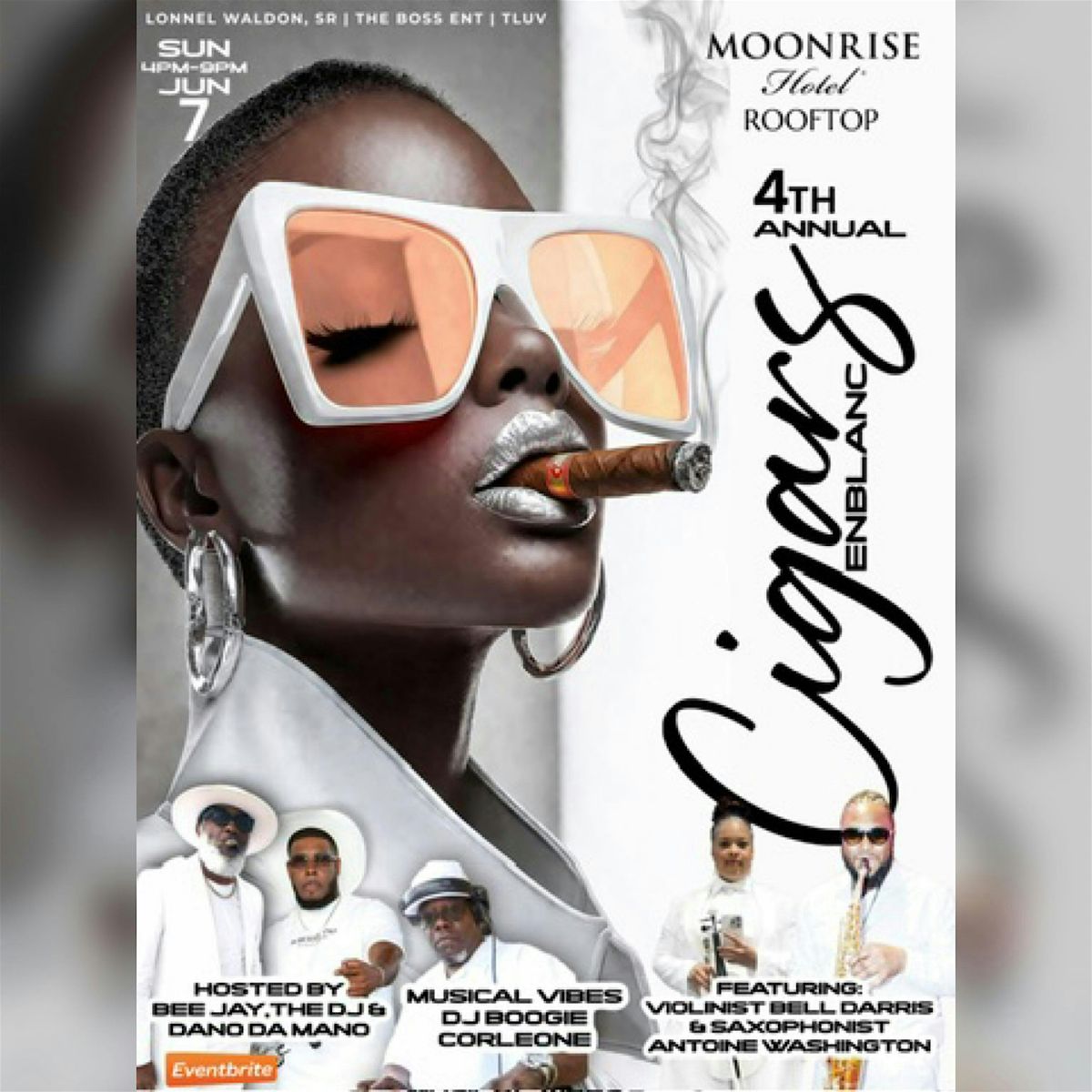 4th Annual Cigars EnBlanc - All White Rooftop Affair