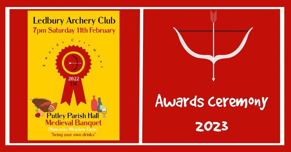 Awards Ceremony 2023 Putley Village Hall, Tewkesbury, EN February