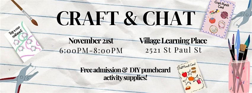 CRAFT & CHAT