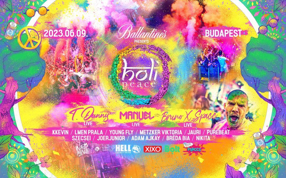 Holi Peace Budapest 2023 \u272a The Biggest Color Festival | 06.09.