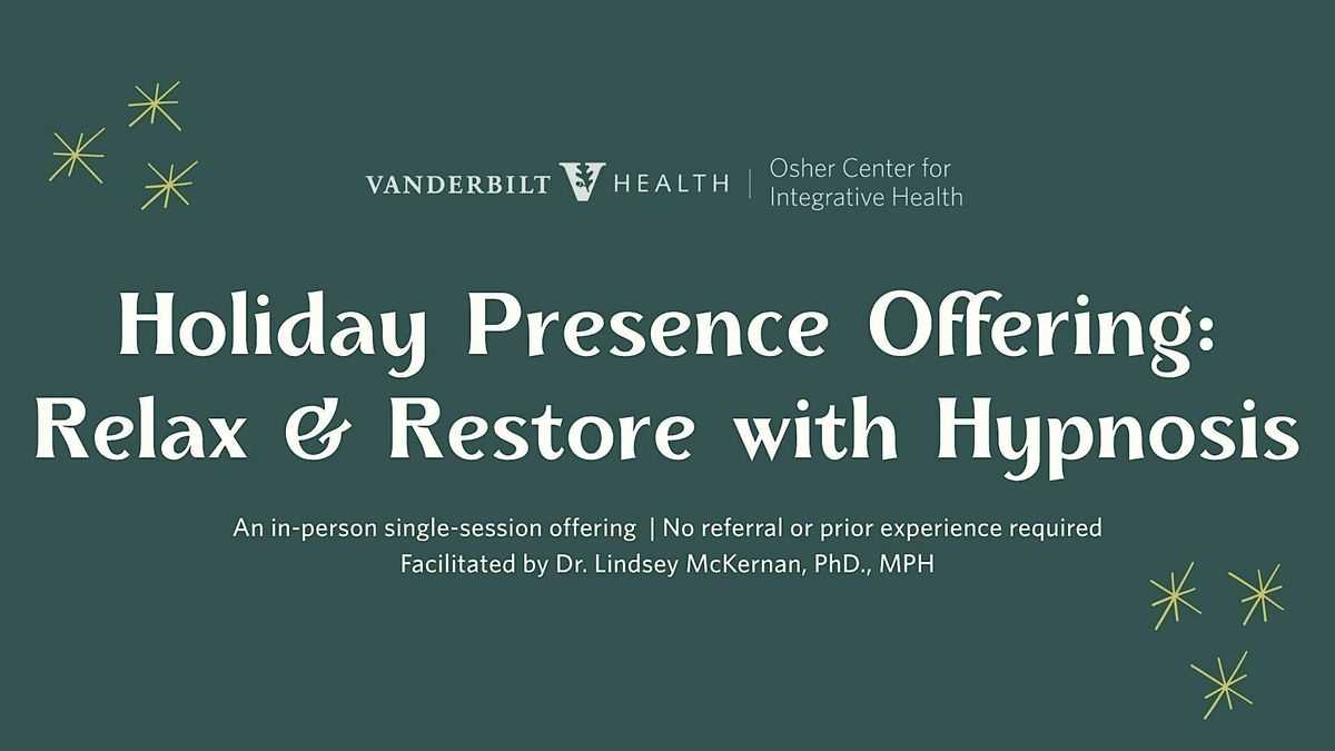 Relax & Restore with Hypnosis