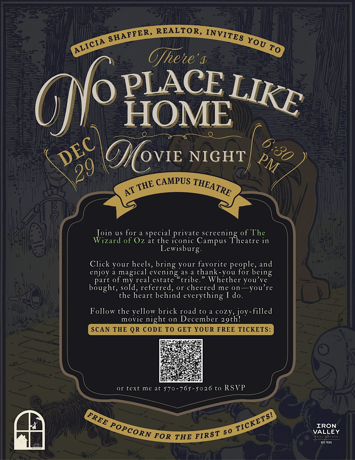 Private Screening of The Wizard of Oz at the Campus Theatre