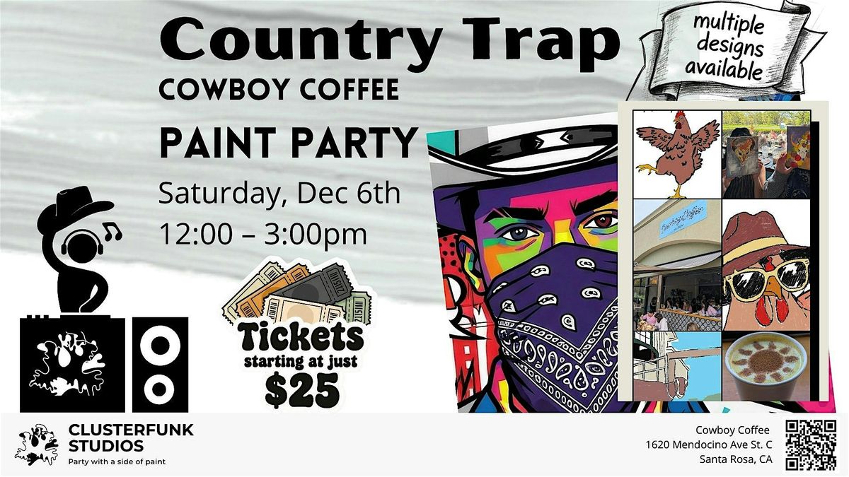 Country Trap Music Paint Party
