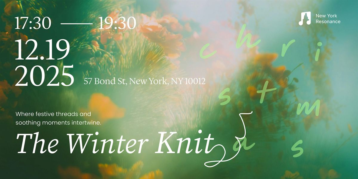 The Winter Knit \u00b7 Holiday Wreath Atelier