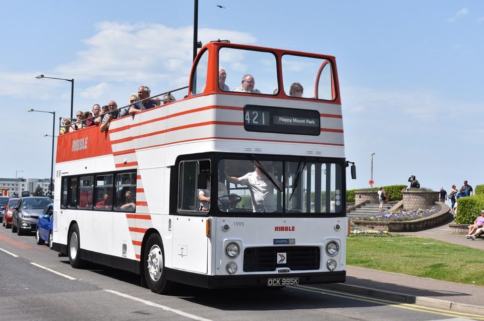 Morecambe Vintage Bus Day 2022 Mazuma Stadium, Morecambe FC May 22, 2022