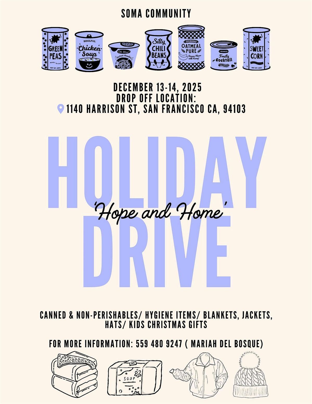 'Hope and Home' Holiday Drive
