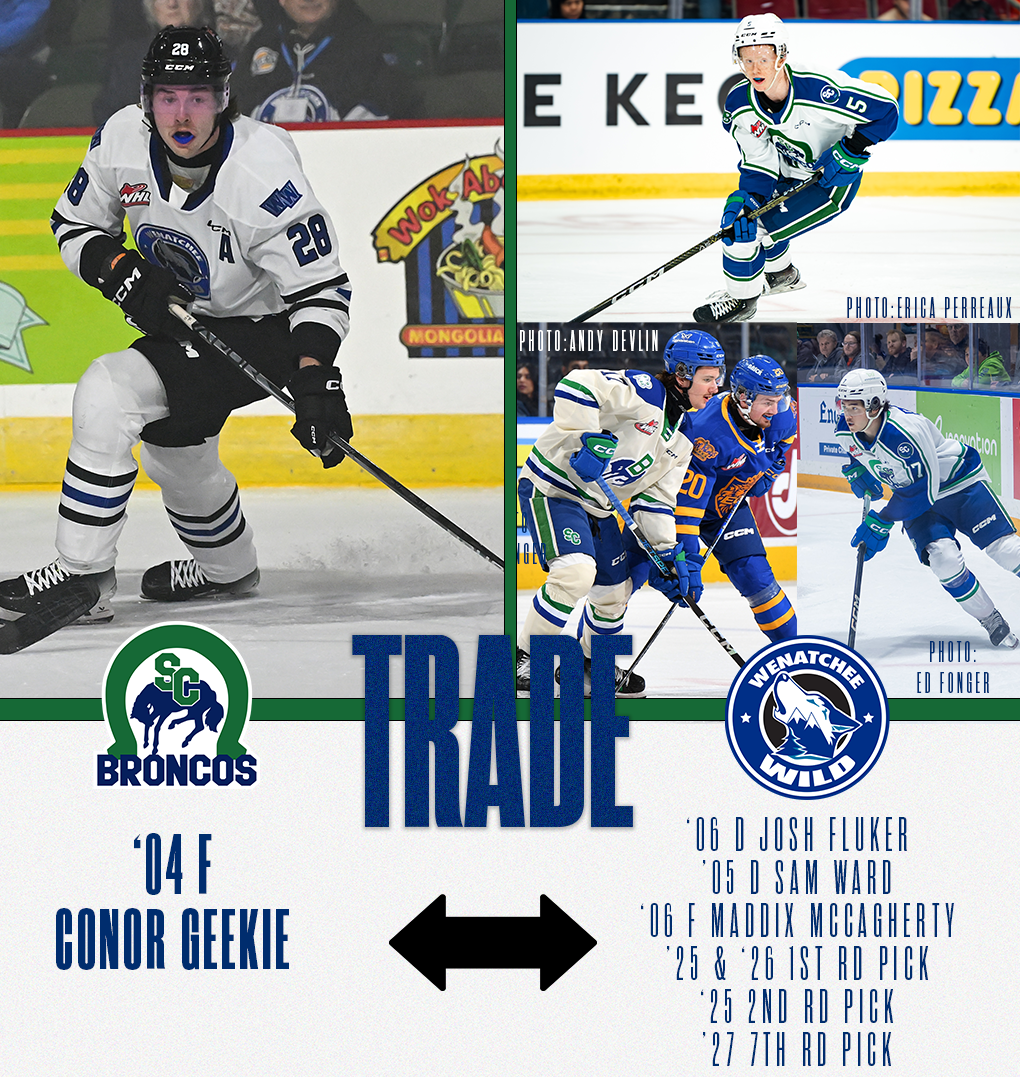 Swift Current Broncos at Wenatchee Wild at Town Toyota Center