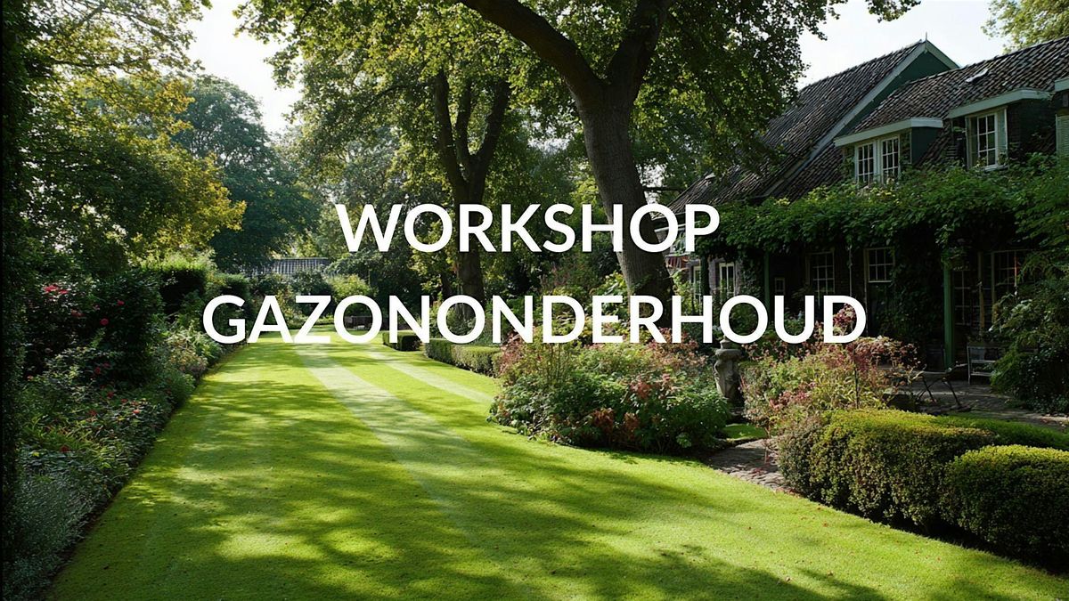 Workshop Gazononderhoud