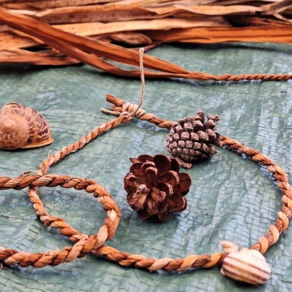 Wetland Wellbeing Workshop - Cordage and Bead Making