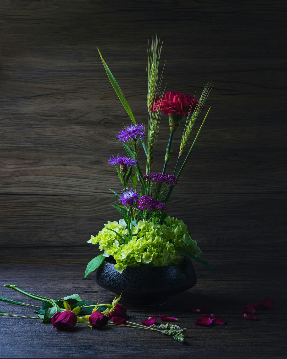 Ikebana Flower Arranging