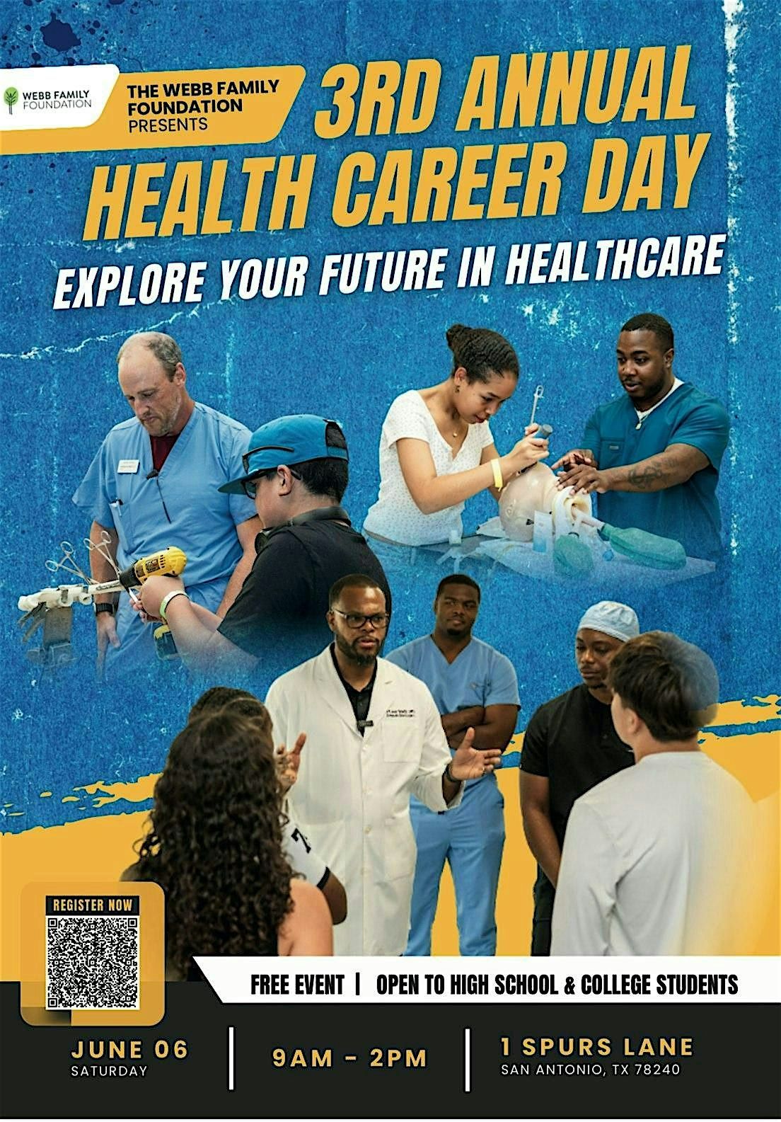 Dr. Webb Health Career Day