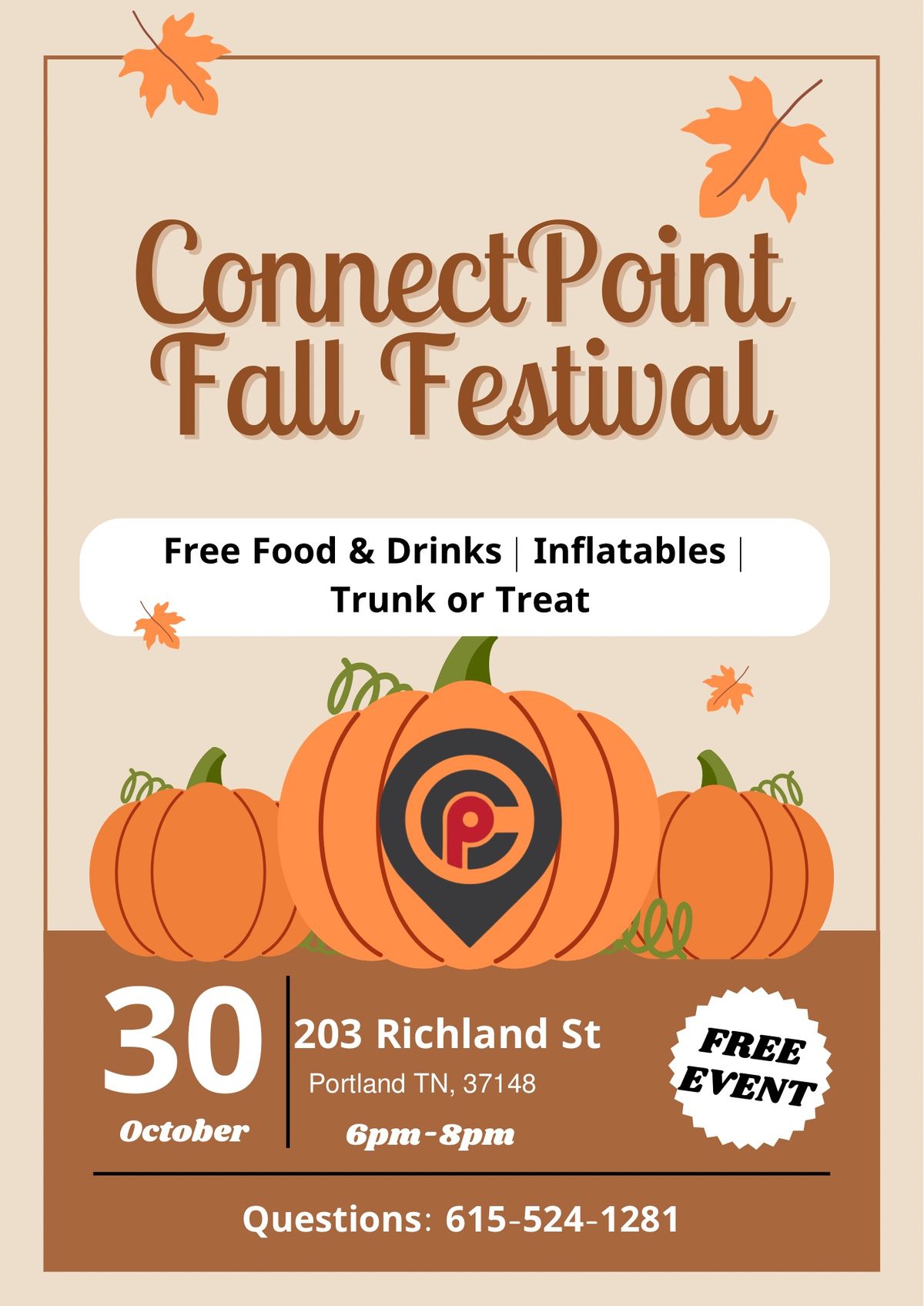 ConnectPoint Fall Festival 203 Richland Street, Portland, TN