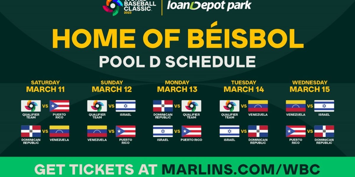 World Baseball Classic Pool D - Game 4 at loanDepot Park